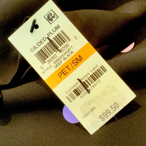 NWT Alfani Black/Gilded Plum Sequin Embellished Top - Picture 11 of 12